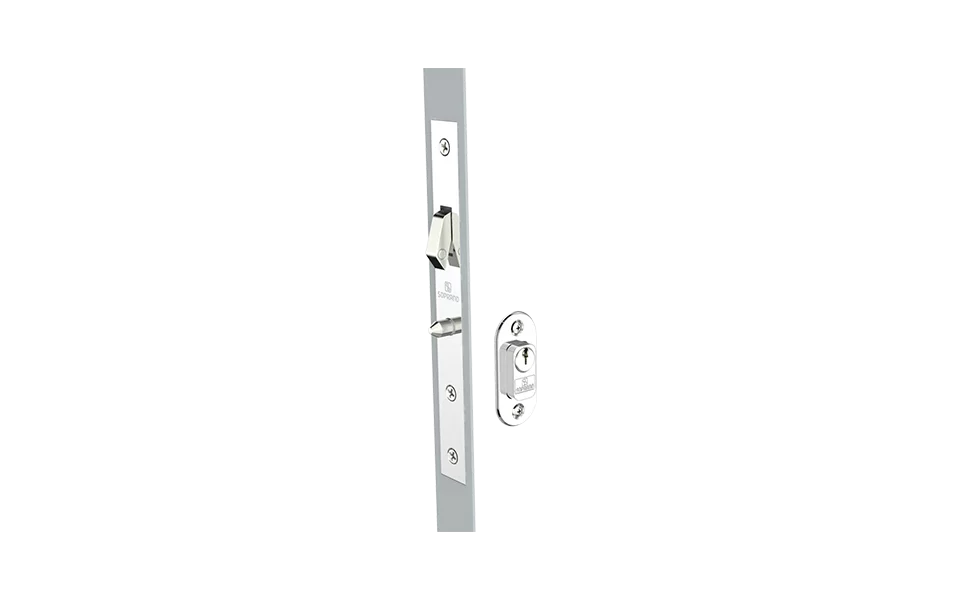 FECHADURA PORTA CORRER EXT CROMADO ROS37 BR29 PY50 - Soprano