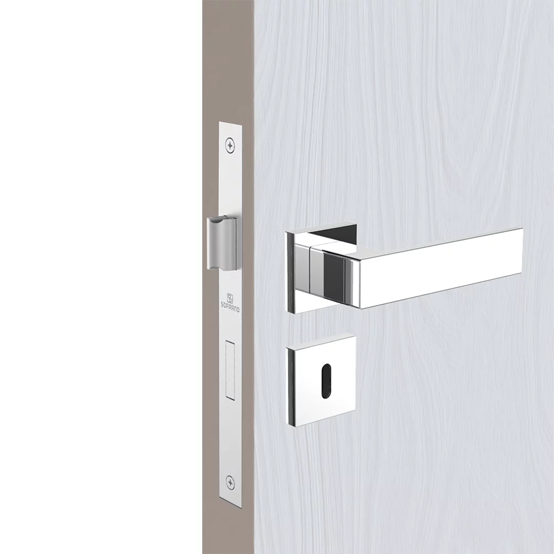 FECHADURA ADAGGIO INT CROMADO ROS60 55X72 - Soprano