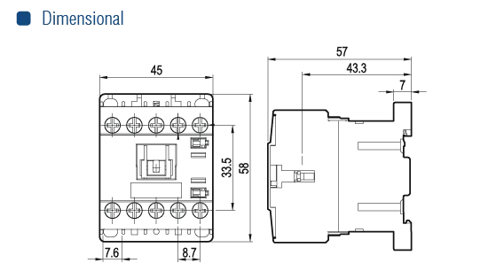 MINI CONTATOR CSA-6M 1NA 24VCA - Soprano