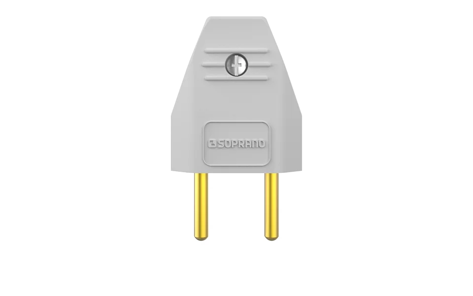 PLUGUE MACHO 2P 10A 250V BR - Soprano