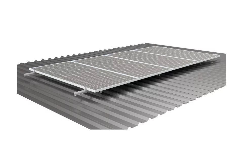2P ESTRUTURA SOLAR TELHA ONDULADA 2 PLACAS 15C - Soprano
