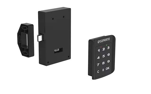 FECHADURA DIGITAL 1701 C/PUXADOR P/MOVEIS - Soprano